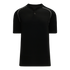Athletic Knit Two Button Performance Baseball Jersey with Piping (BA1344)